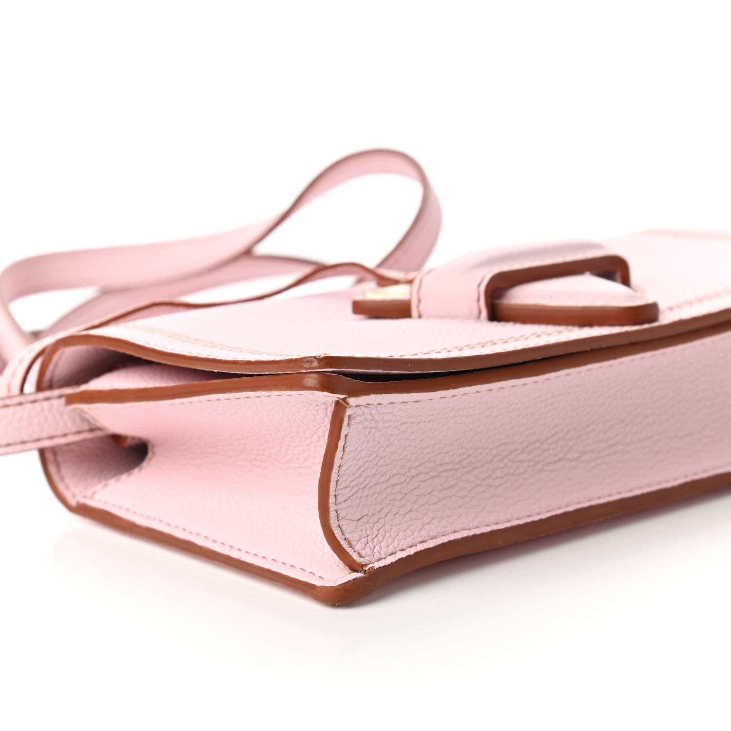 Loewe Grained Calfskin Mini Barcelona Shoulder Bag Rosa 6 of 10