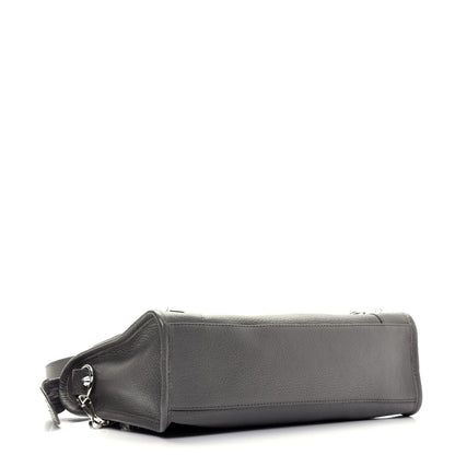 Balenciaga Chevre Silver Metallic Edge Hardware S City Gris Acier 4 of 15