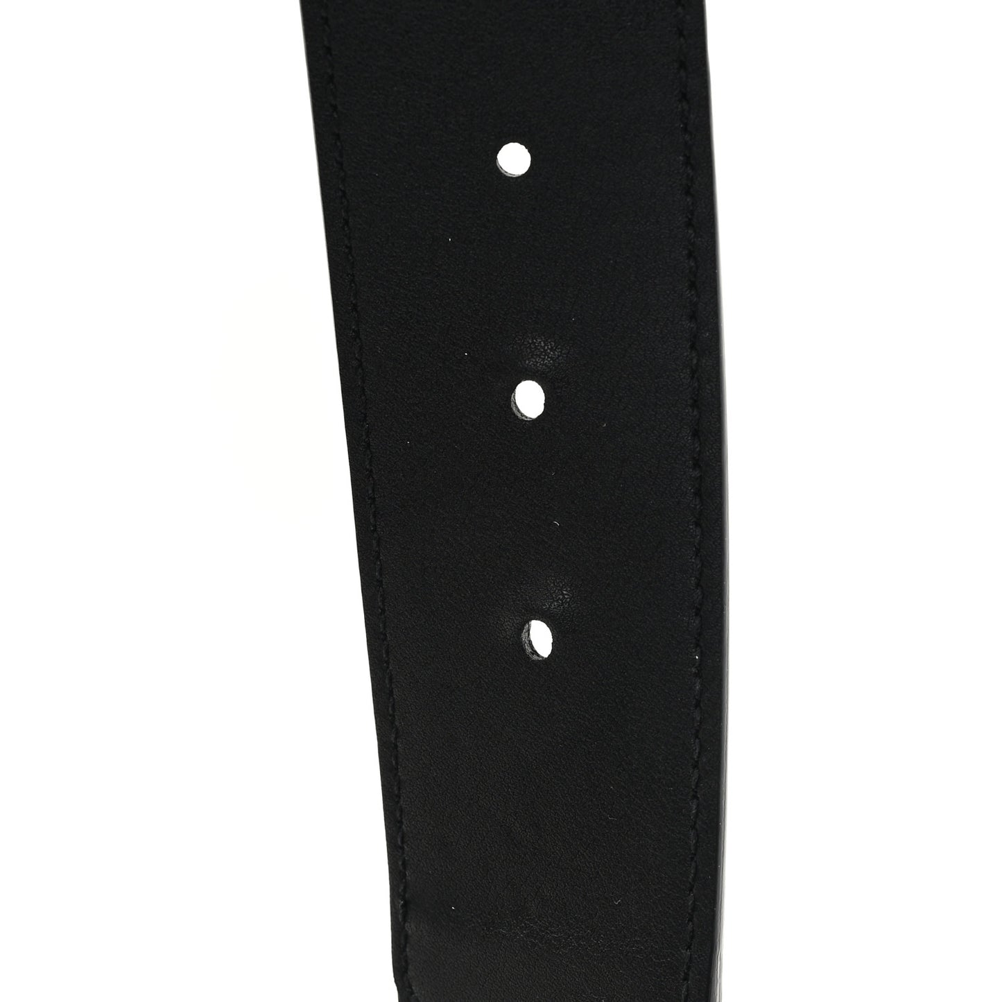 GG Supreme Monogram Matte Plutone Calfskin Double G 30mm Belt 90 36 Beige Ebony Black