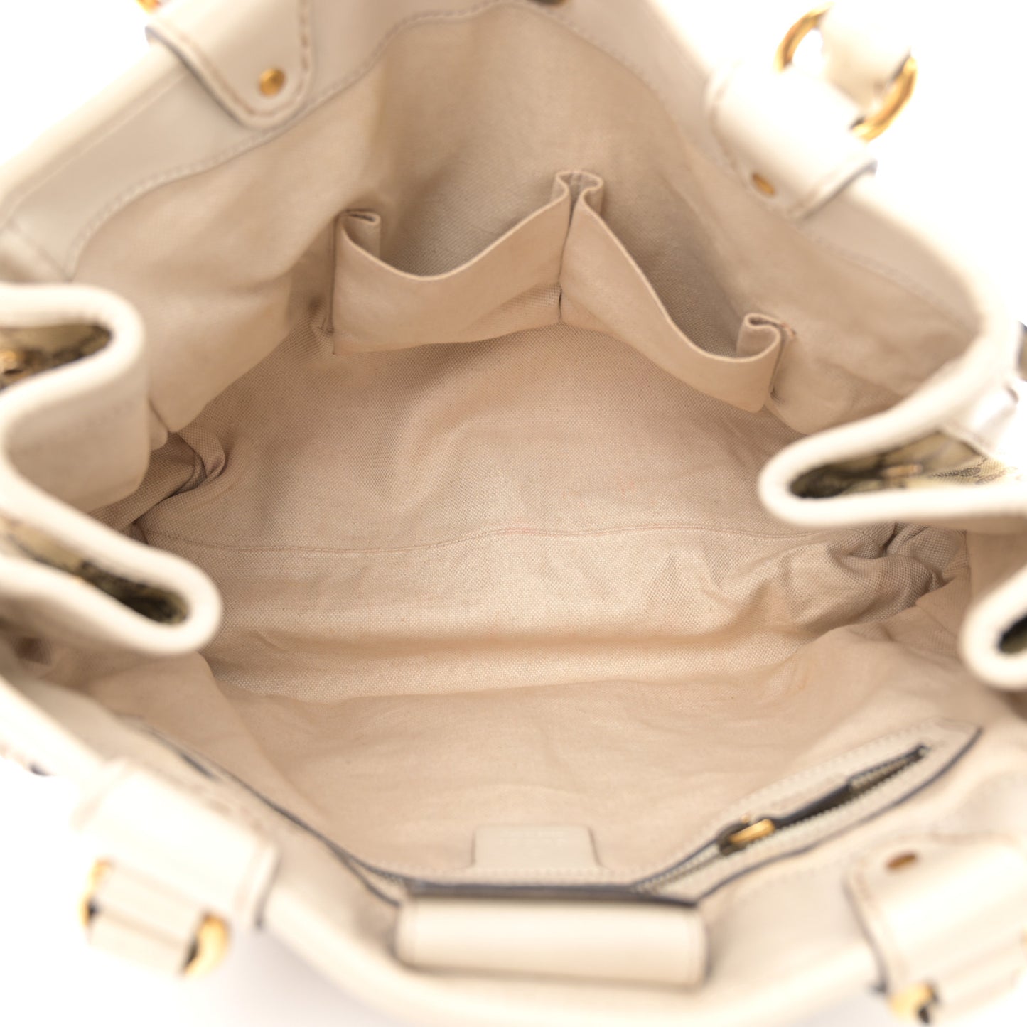 Monogram Medium GG Running Tote Off White