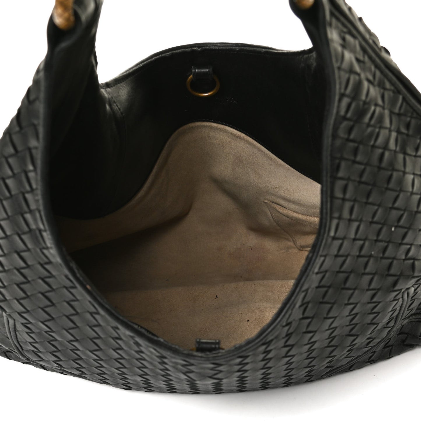 Nappa Intrecciato New Ball Hobo Black