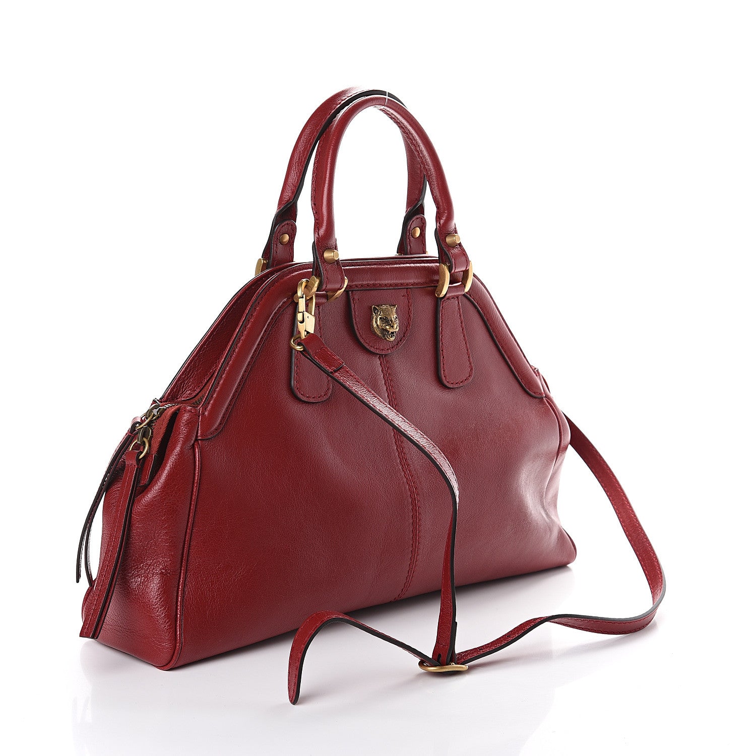 Gucci Piuma Lux Energy Medium Re(Belle) Top Handle Bag Romantic Cerise 2 of 8