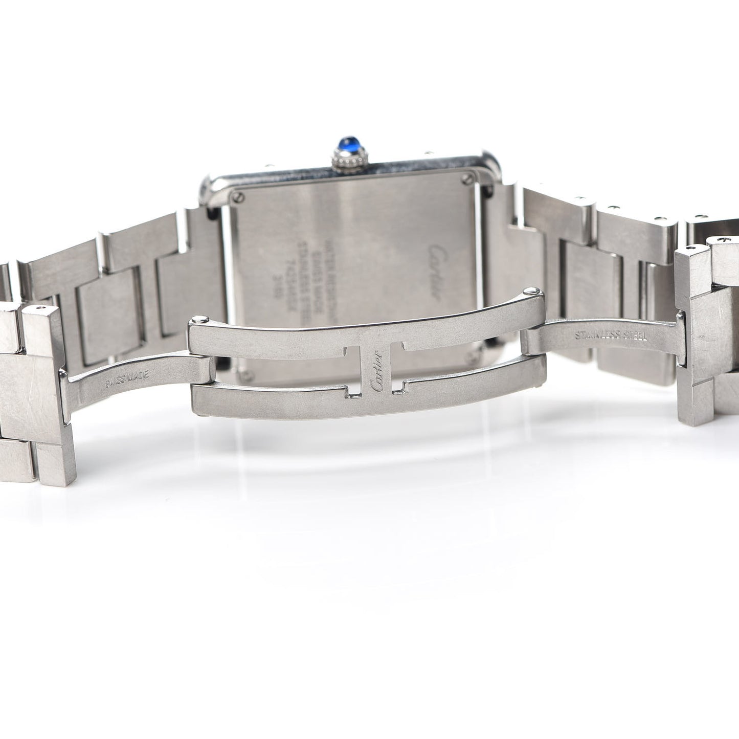 Stainless Steel 27mm Tank Solo Quartz Watch