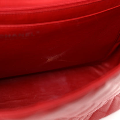 Chanel Caviar Quilted Maxi Single Flap Red 14 of 24