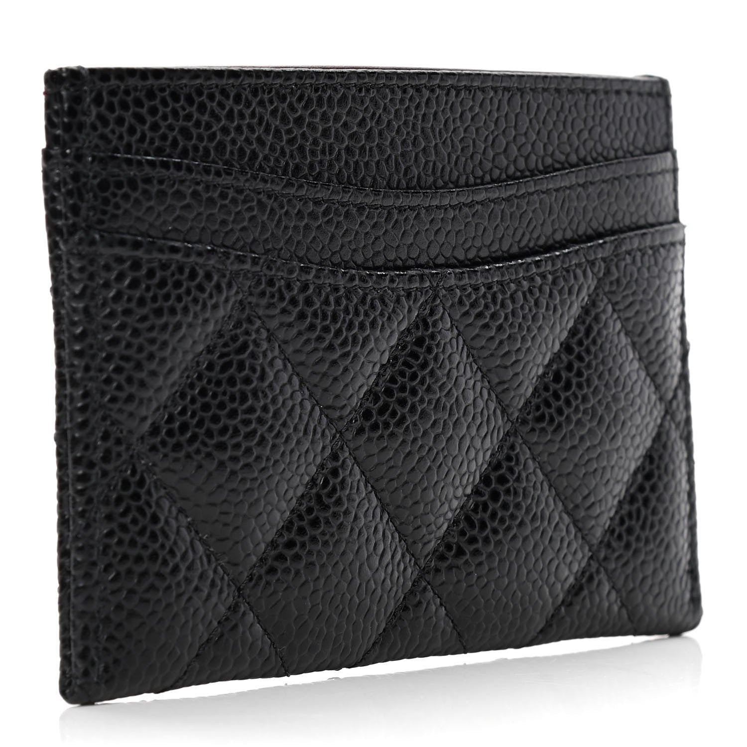 Chanel Caviar Quilted Card Holder Black 2 of 4