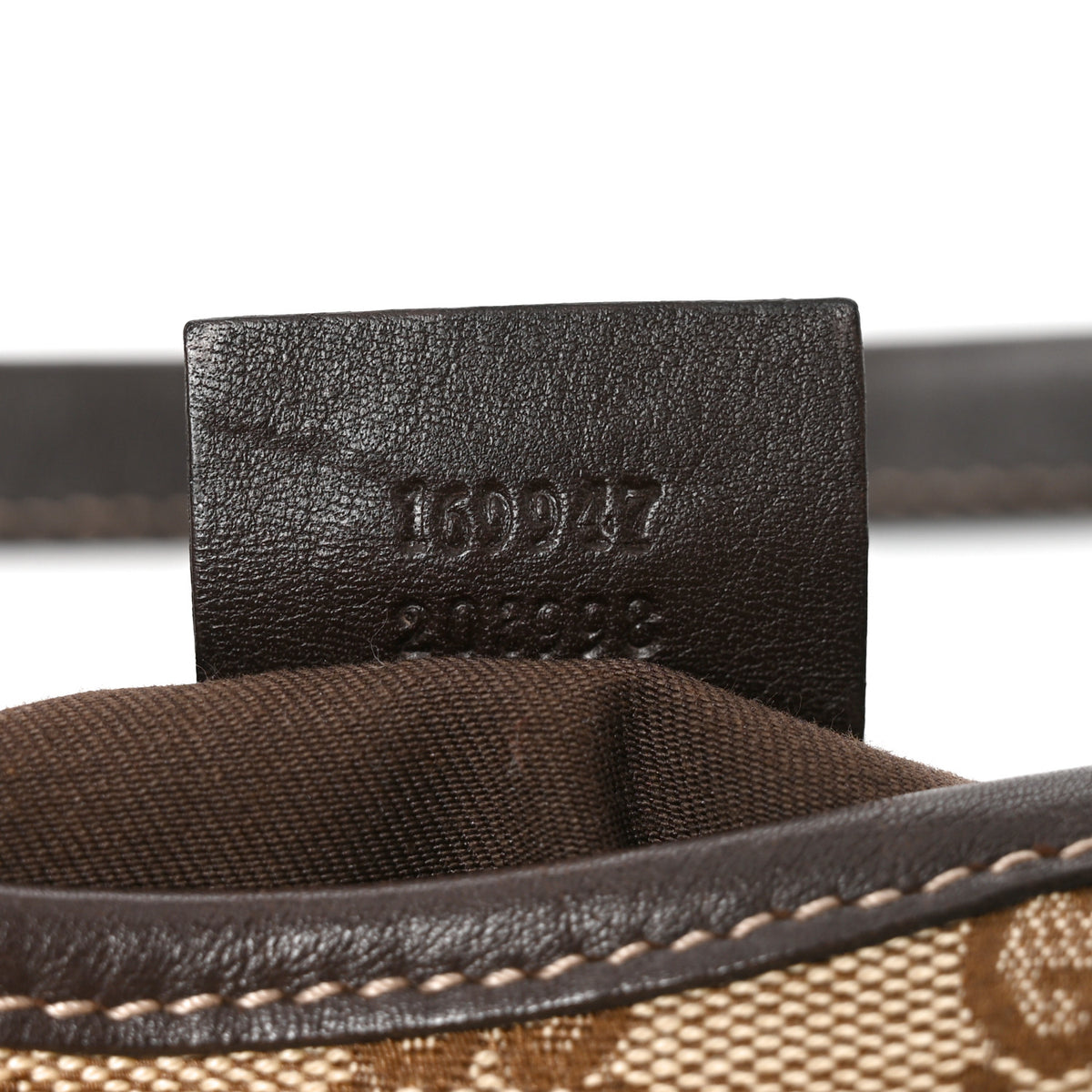 Gucci Monogram Medium New Britt Hobo Dark Brown 7 of 10