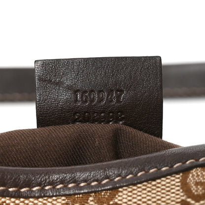 Gucci Monogram Medium New Britt Hobo Dark Brown 7 of 10