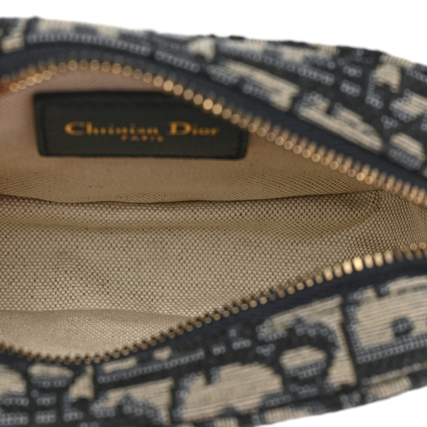 Christian Dior Oblique Belt Pouch Blue 5 of 9
