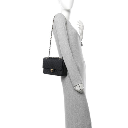 Chanel Caviar Quilted Medium Double Flap Black 2 of 11