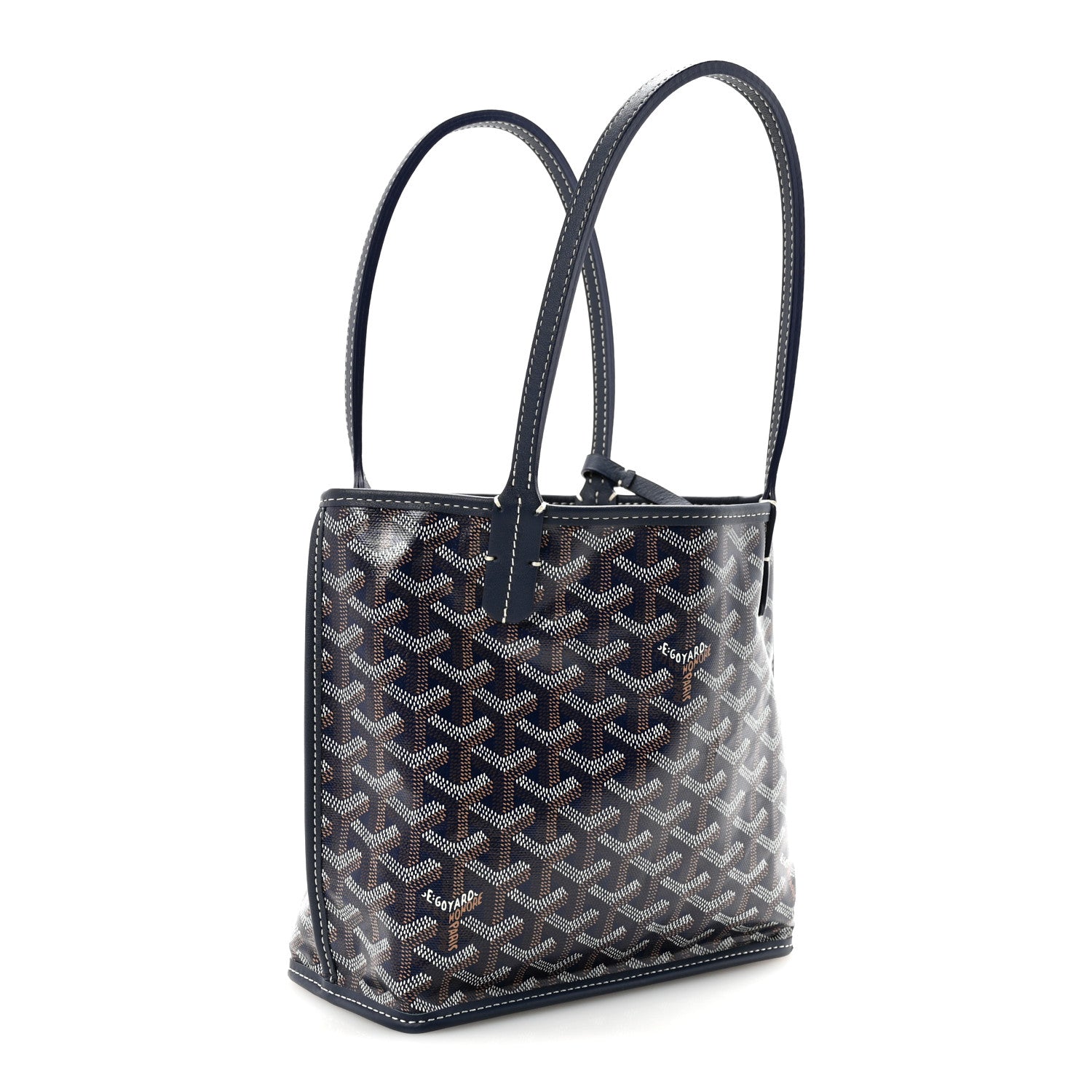 Goyard Goyardine Reversible Mini Anjou Blue Marine 5 of 17