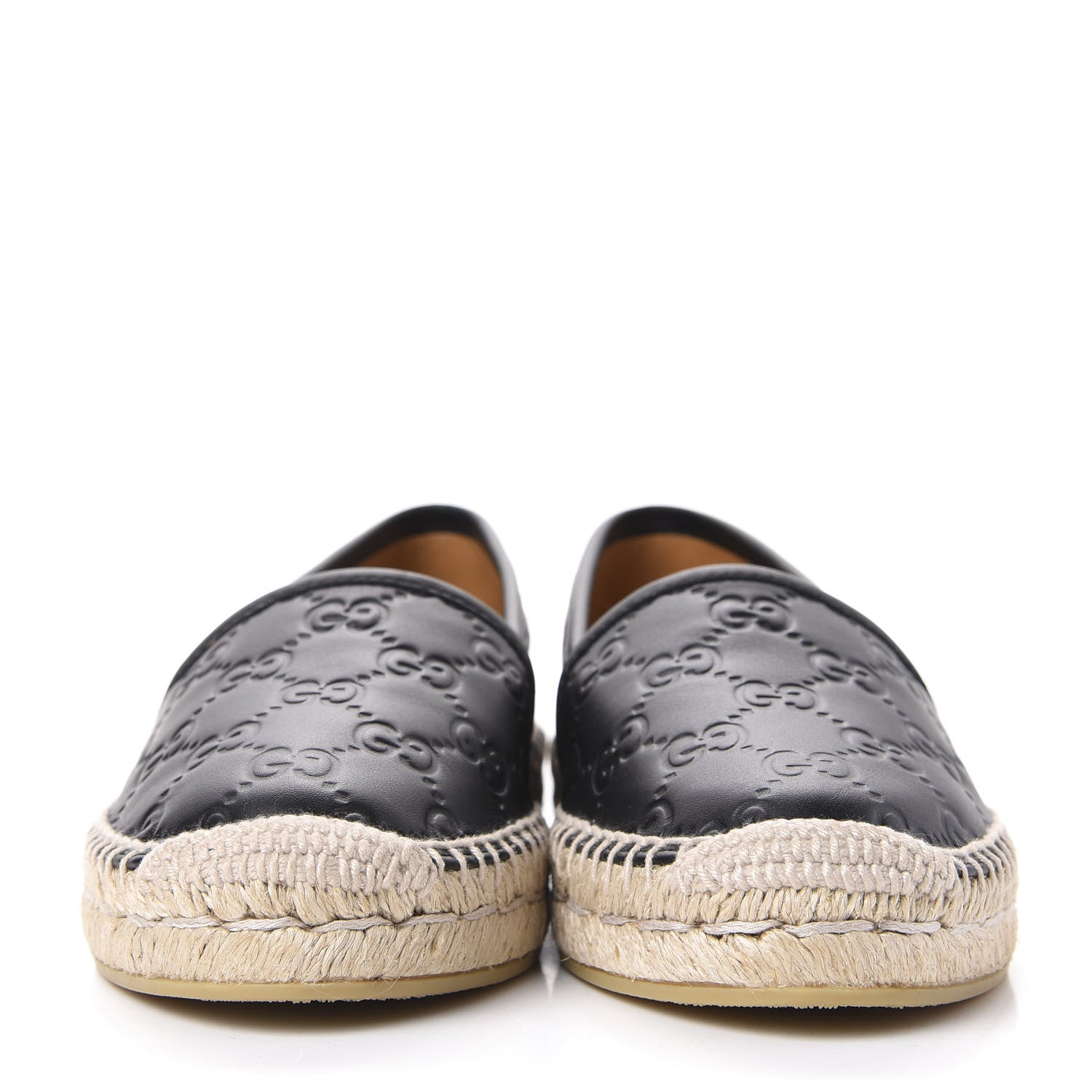 Gucci Guccissima Signature Espadrilles 35 Black 2 of 11