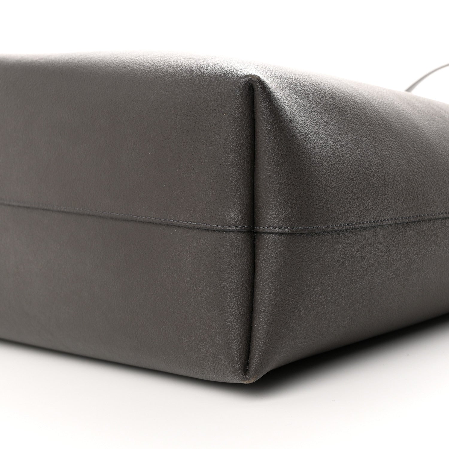 Saint Laurent Calfskin Large Shopping Tote Asphalt 12 of 17