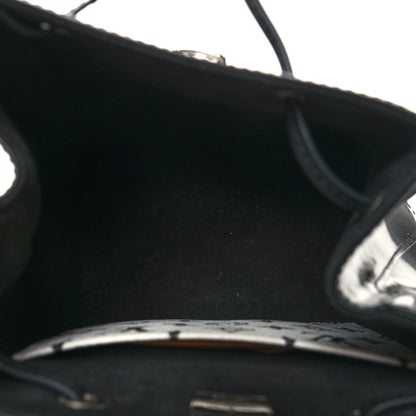 Louis Vuitton Patent Monogram Hot Springs Backpack Black White 5 of 10