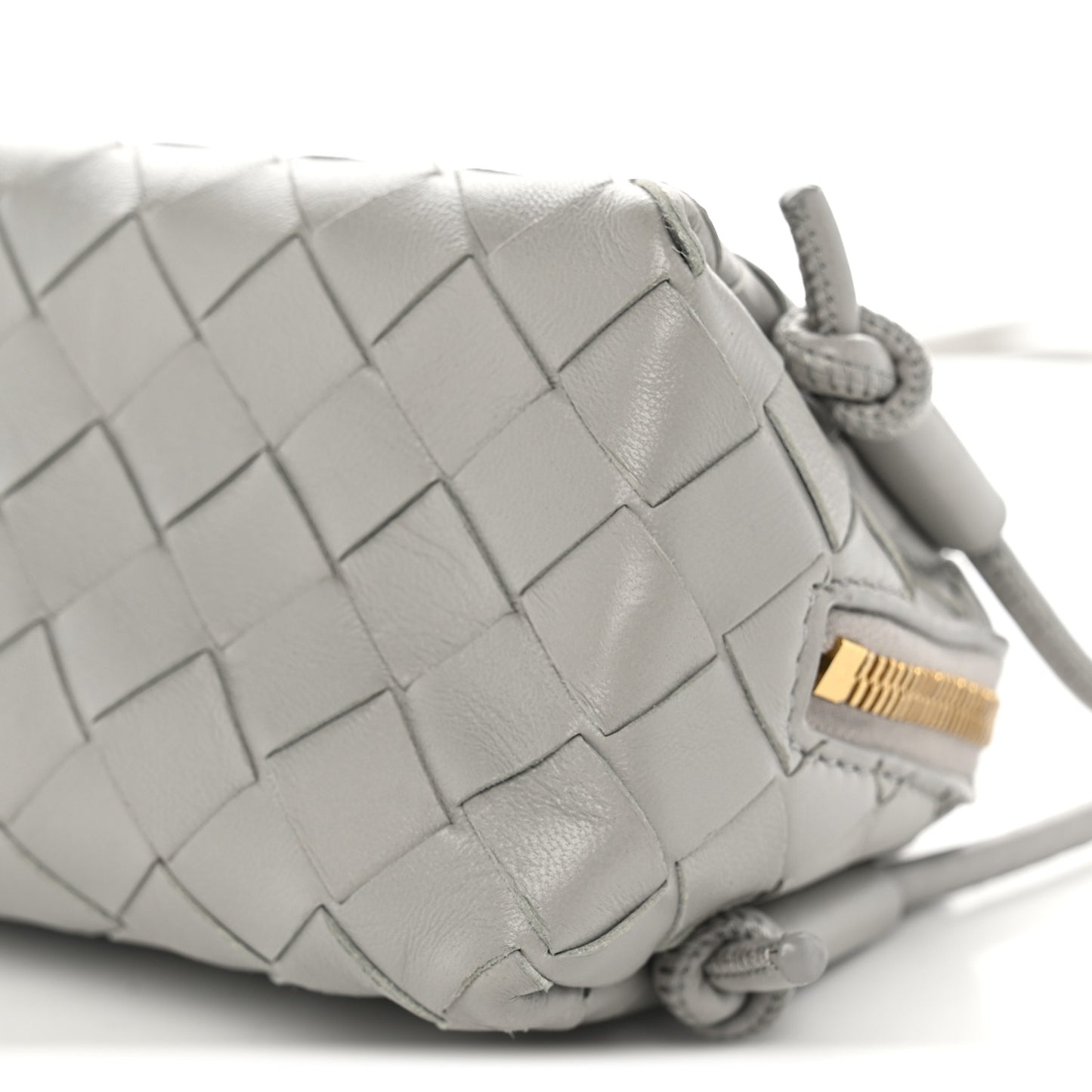 Nappa Intrecciato Concert Pouch Sterling