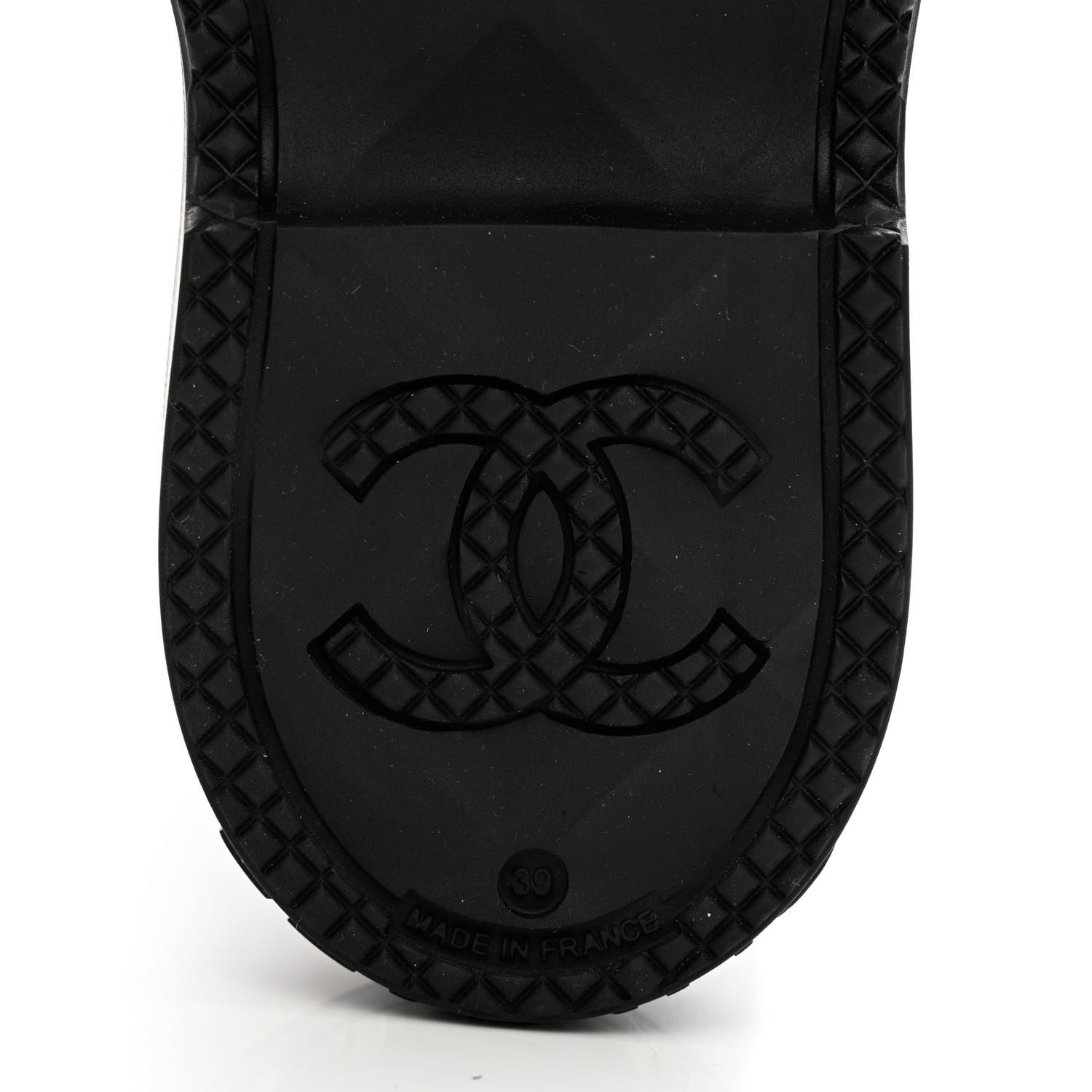 Chanel Caoutchouk CC High Boots 39 Black 7 of 12