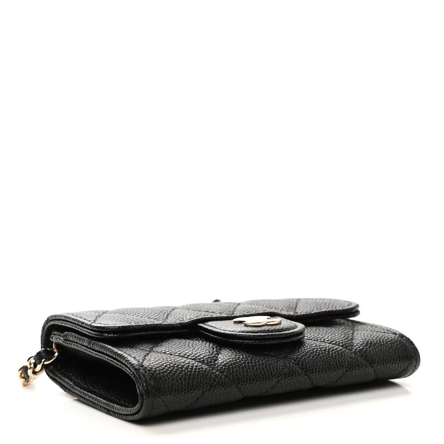 Caviar Quilted Belt Bag Black