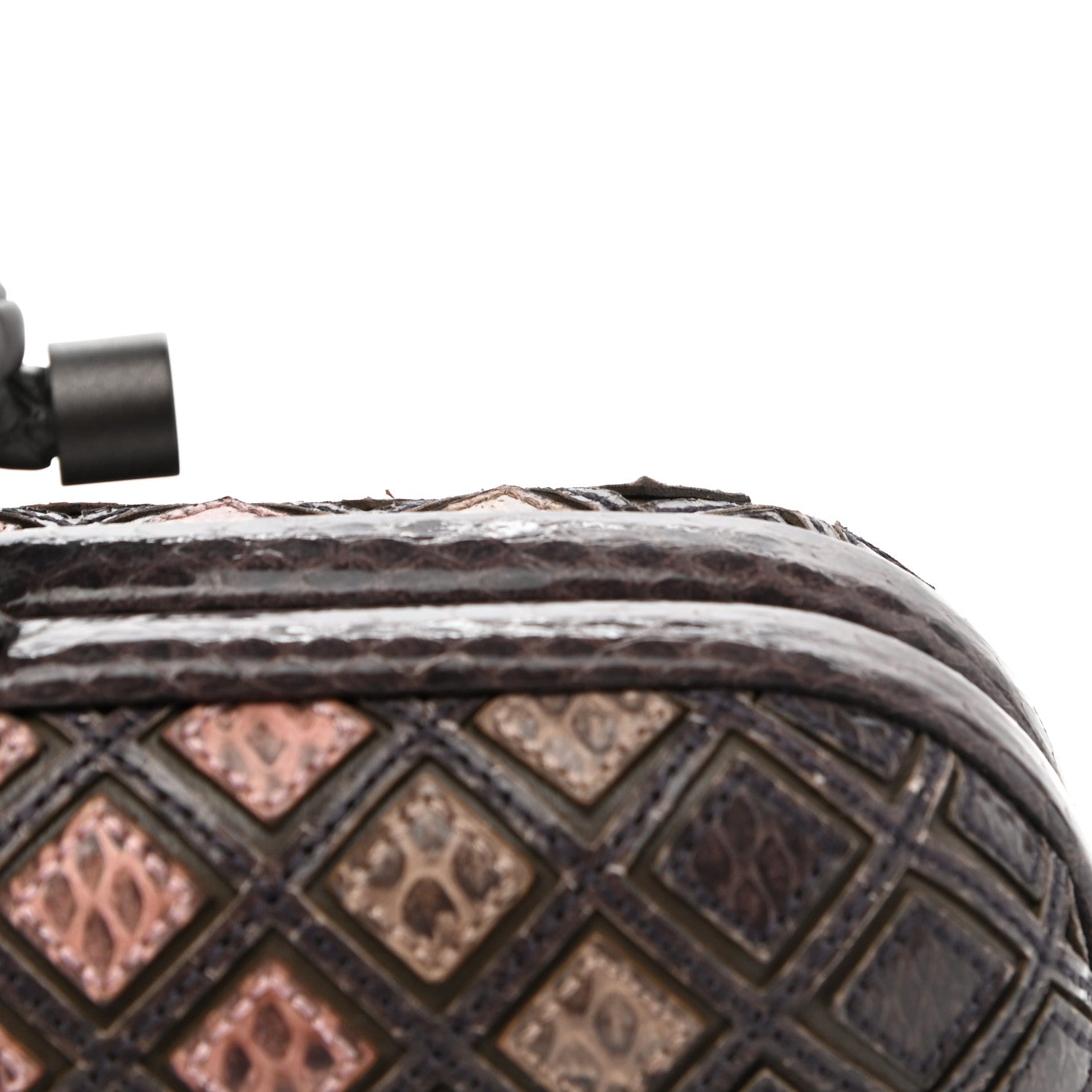 Bottega Veneta Nappa Intreccio Ayers Knot Clutch Brown 7 of 8