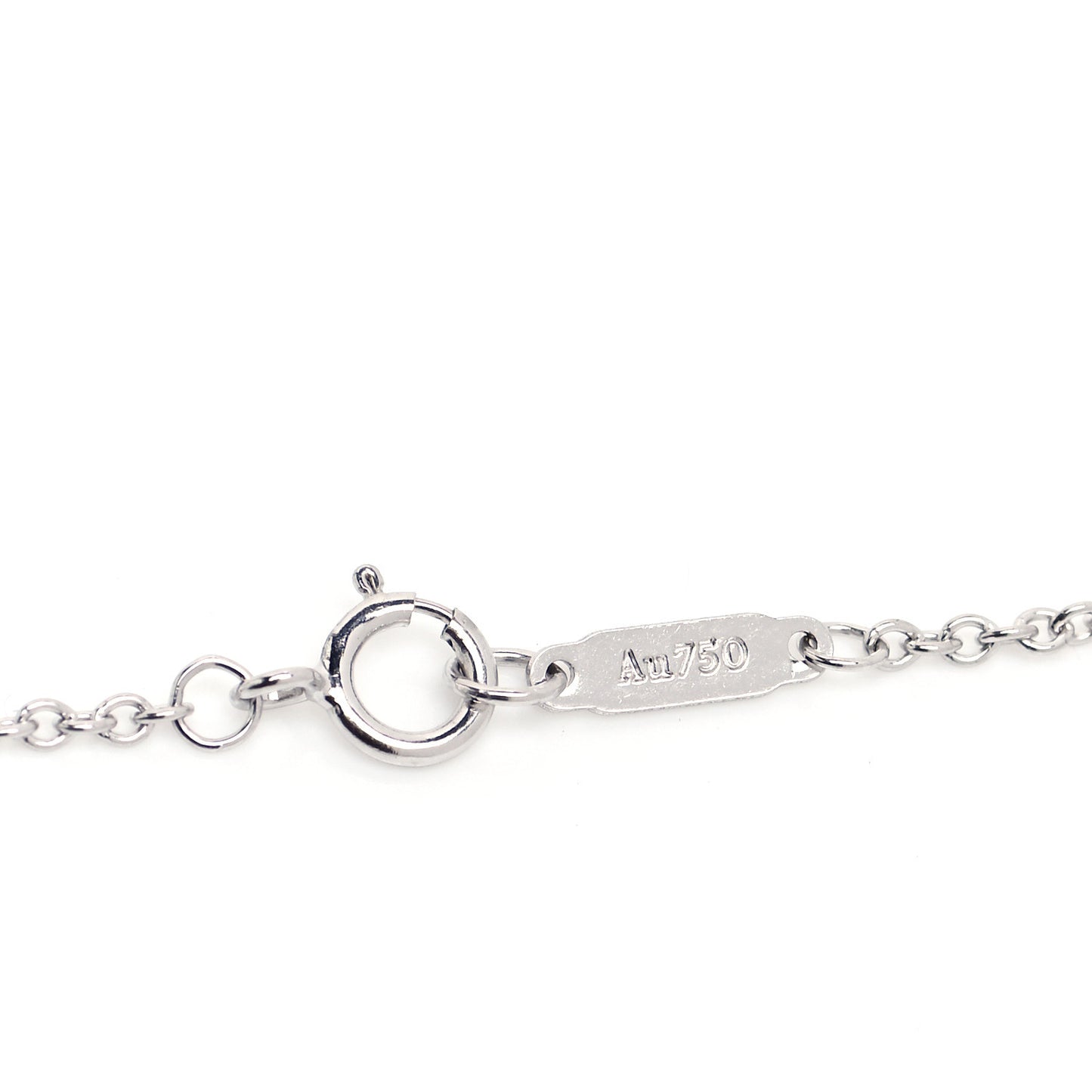 18K White Gold Diamond Atlas Bar Pierced Bracelet