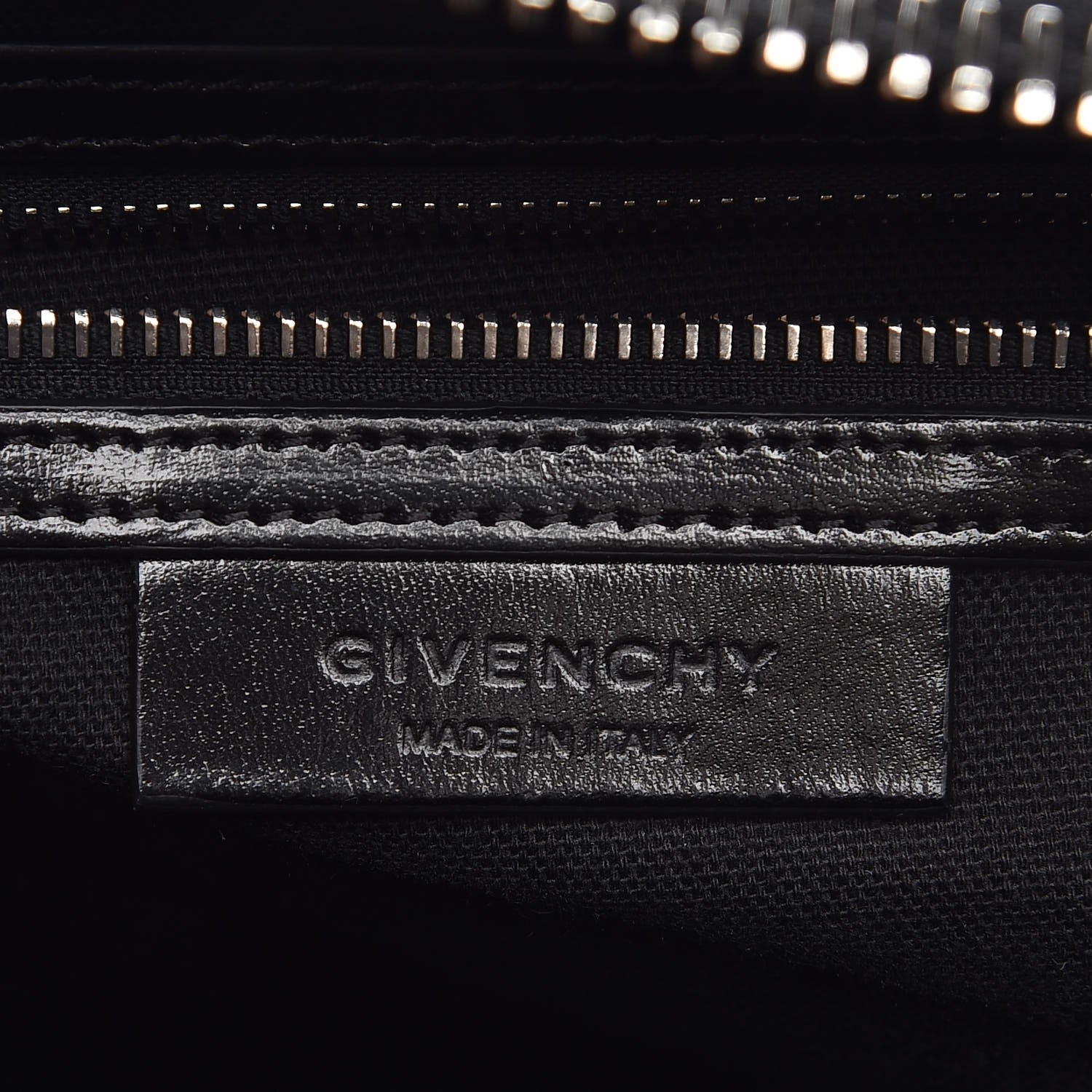 Givenchy Shiny Lord Calfskin Medium Antigona Black 7 of 8