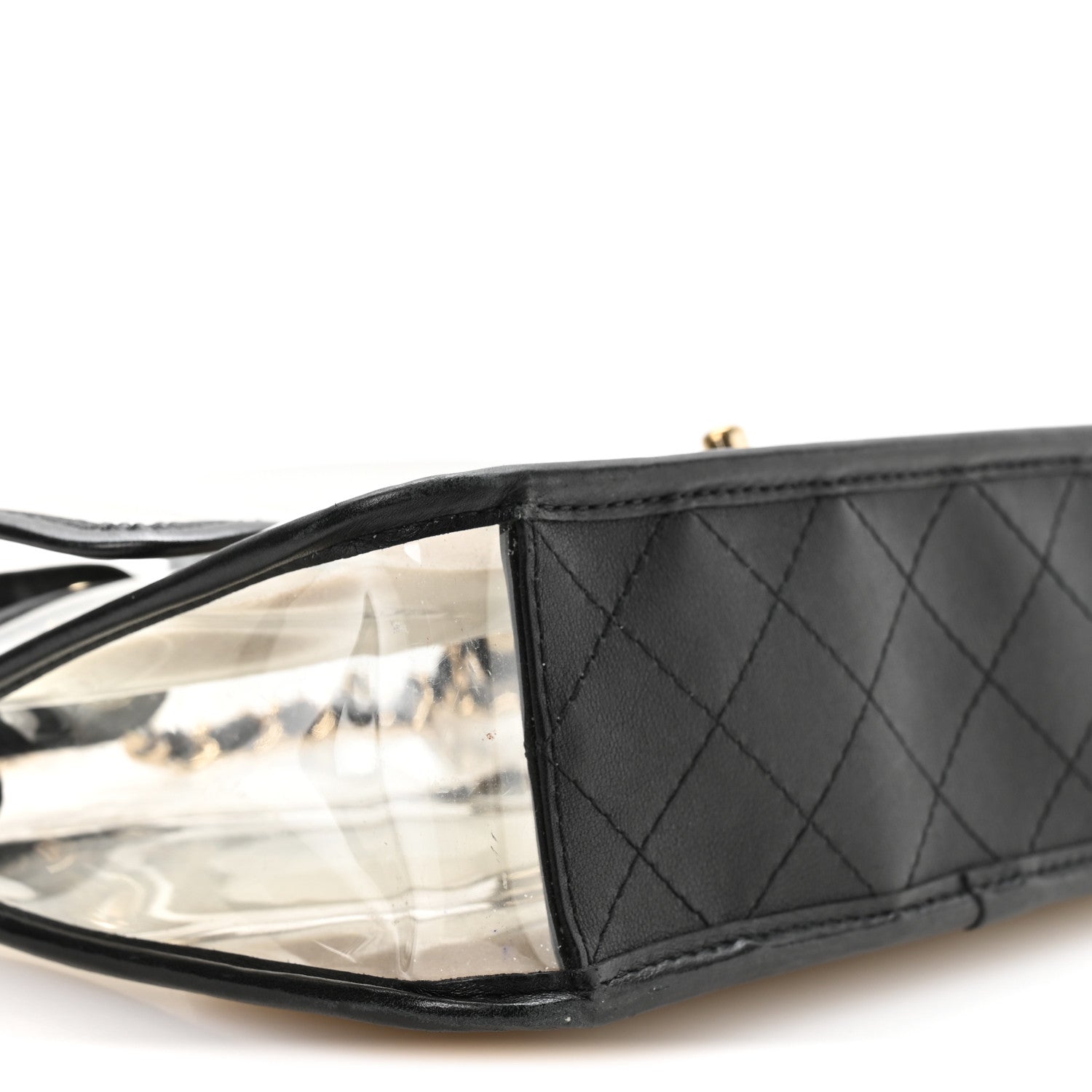 Chanel Lambskin PVC Medium Sand By The Sea Flap Black 9 of 10