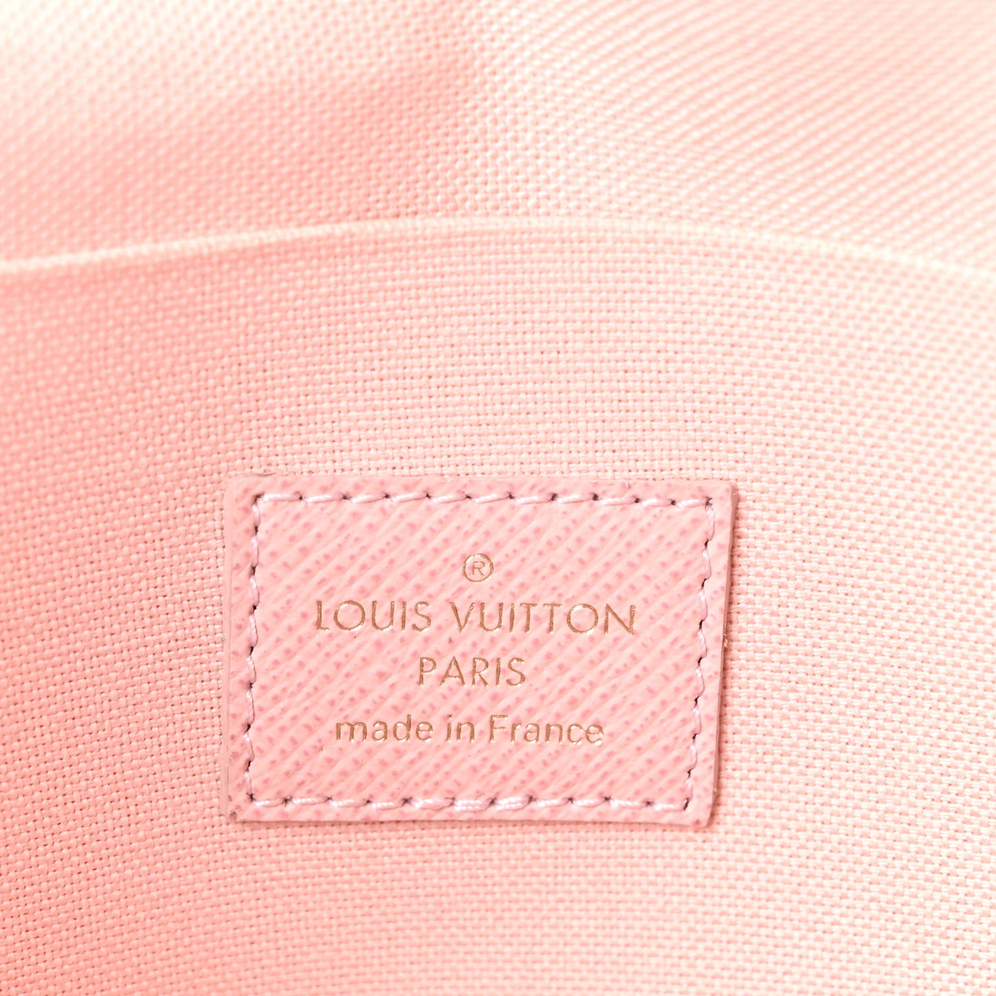 Damier Azur Pochette Felicie Chain Wallet Rose Ballerine