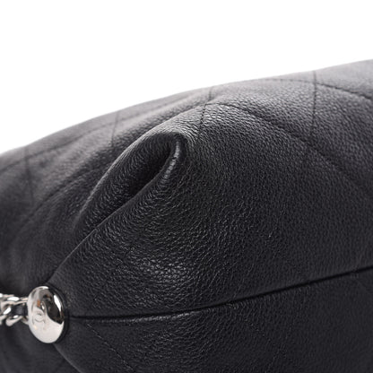 Chanel Grained Calfskin Stitched Medium Braided With Style Hobo Black 12 of 14