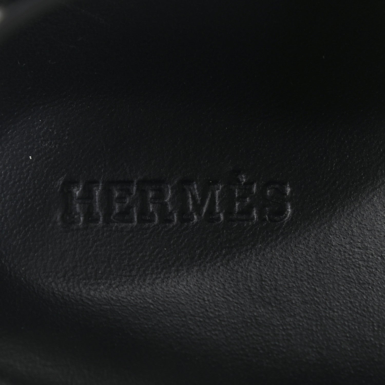 Hermes Calfskin Womens Takara Sandals 38.5 Black 7 of 8
