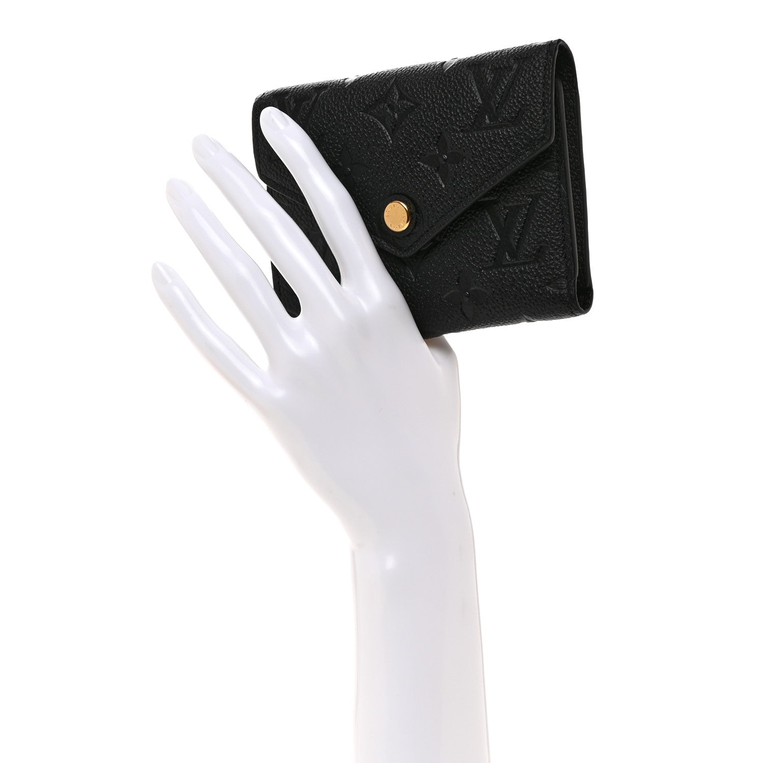 Louis Vuitton Empreinte Victorine Wallet Black 2 of 7