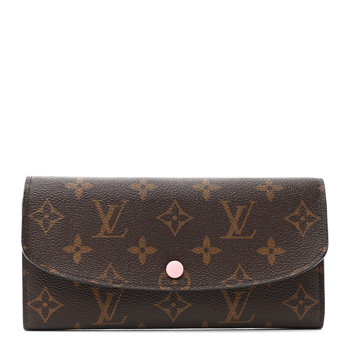 Monogram Emilie Wallet Rose Ballerine