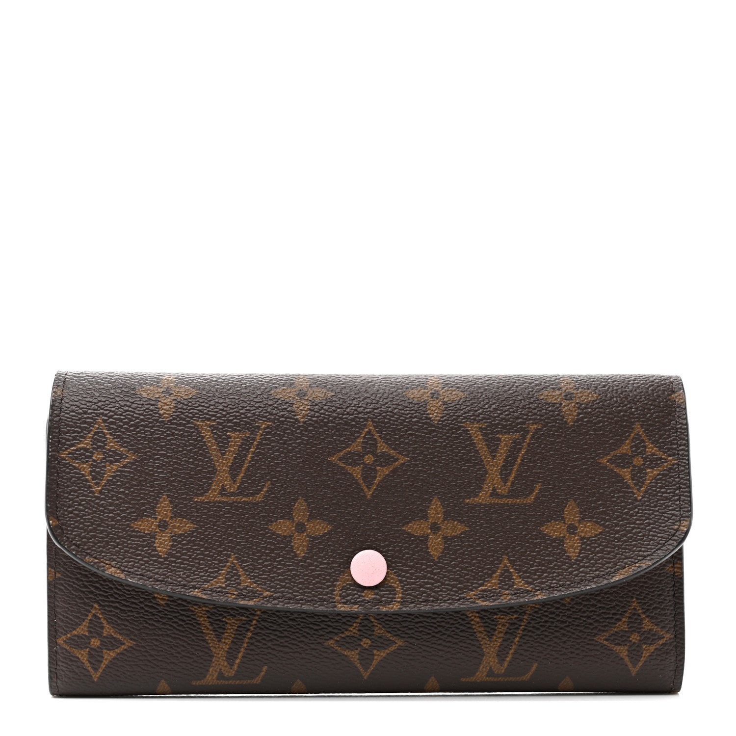 Louis Vuitton Monogram Emilie Wallet Rose Ballerine 1 of 10