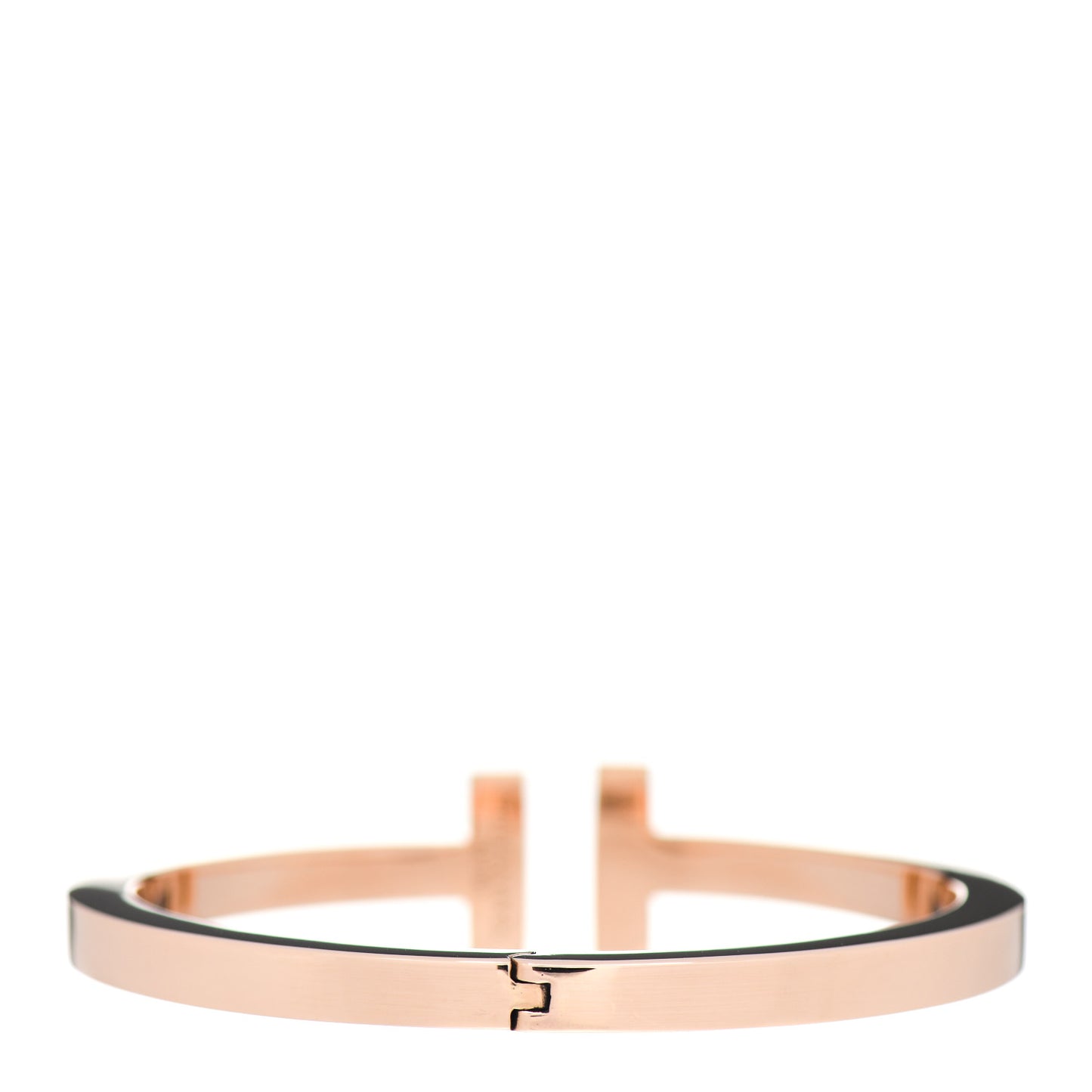 18K Rose Gold T Square Bracelet