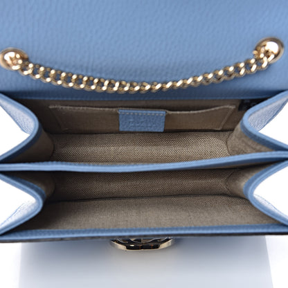 Gucci Dollar Calfskin Small Interlocking G Shoulder Bag Mineral Blue 5 of 10