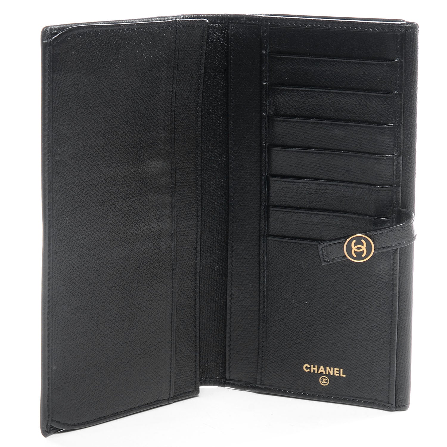 Chanel Caviar CC Wallet Clutch Black 6 of 10