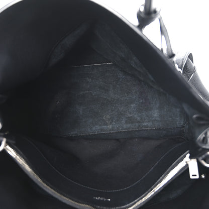 Saint Laurent Grained Calfskin Large Souple Sac De Jour Black 6 of 11
