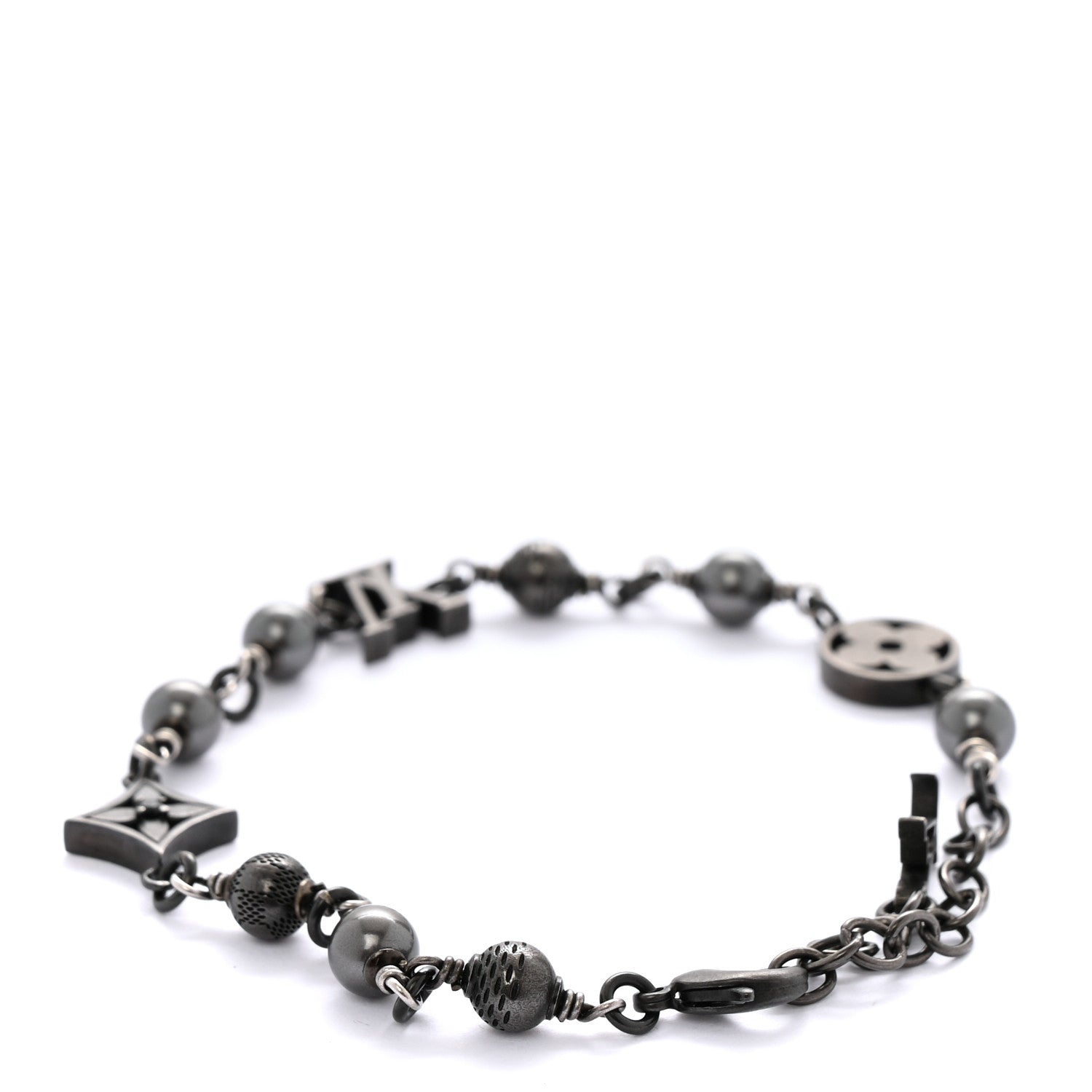 Louis Vuitton LV Pearls Bracelet Black 3 of 4