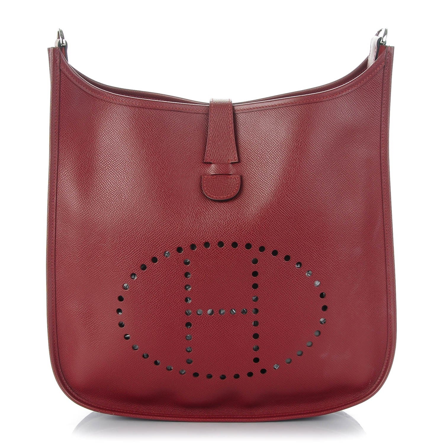 Hermes Epsom Evelyne III GM Rouge H 1 of 7