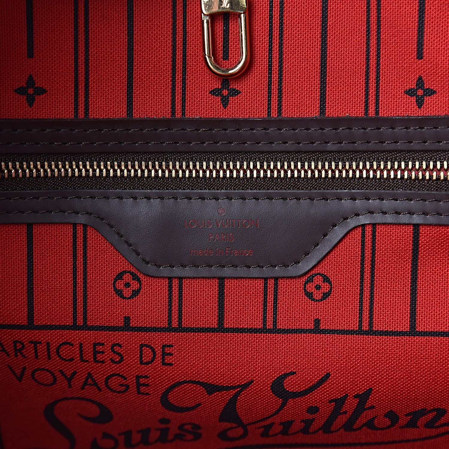 Louis Vuitton Damier Ebene Neverfull MM 6 of 11