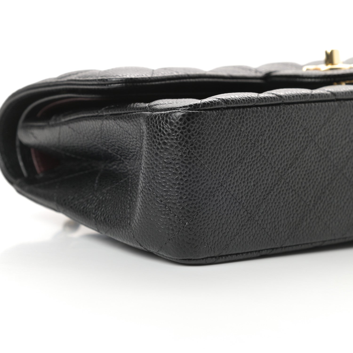 Chanel Caviar Quilted Medium Double Flap Black 9 of 10