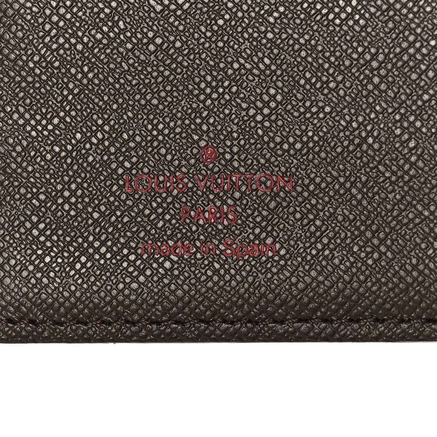 Damier Ebene Small Ring Agenda Cover