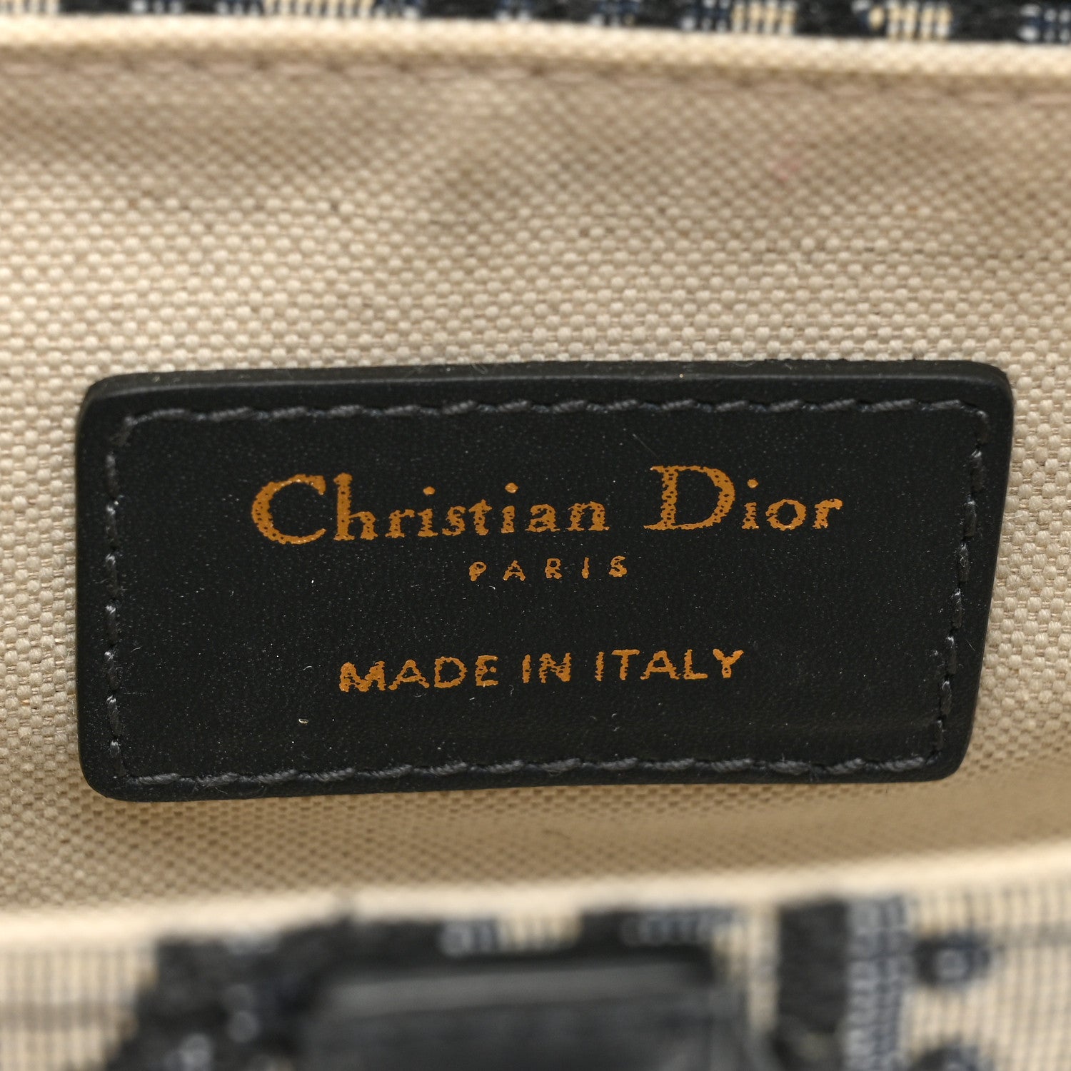 Christian Dior Oblique Mini Saddle Bag Blue 6 of 9