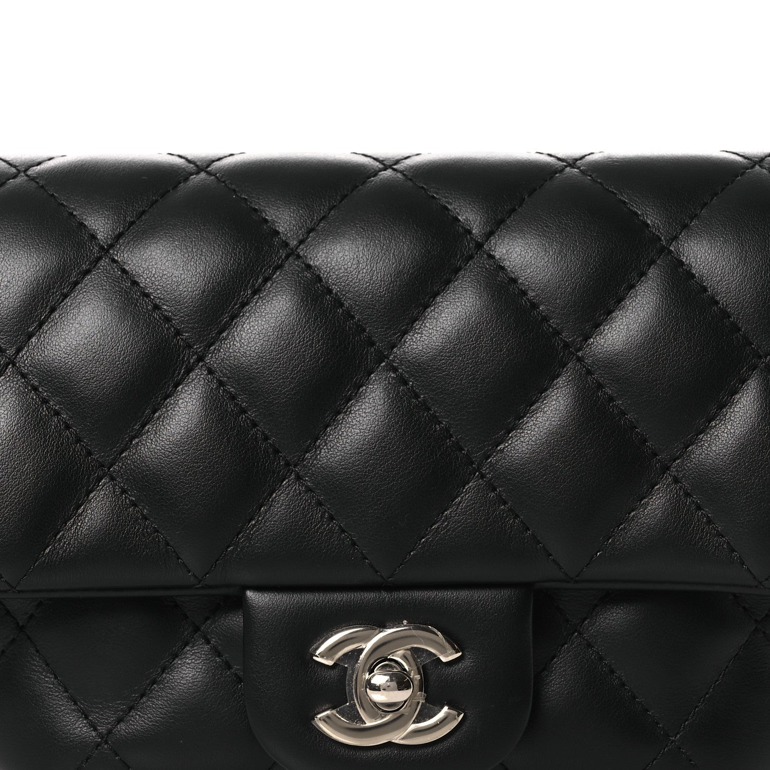Chanel Calfskin Quilted CC Uniform Flap Belt Bag Black 17 of 27