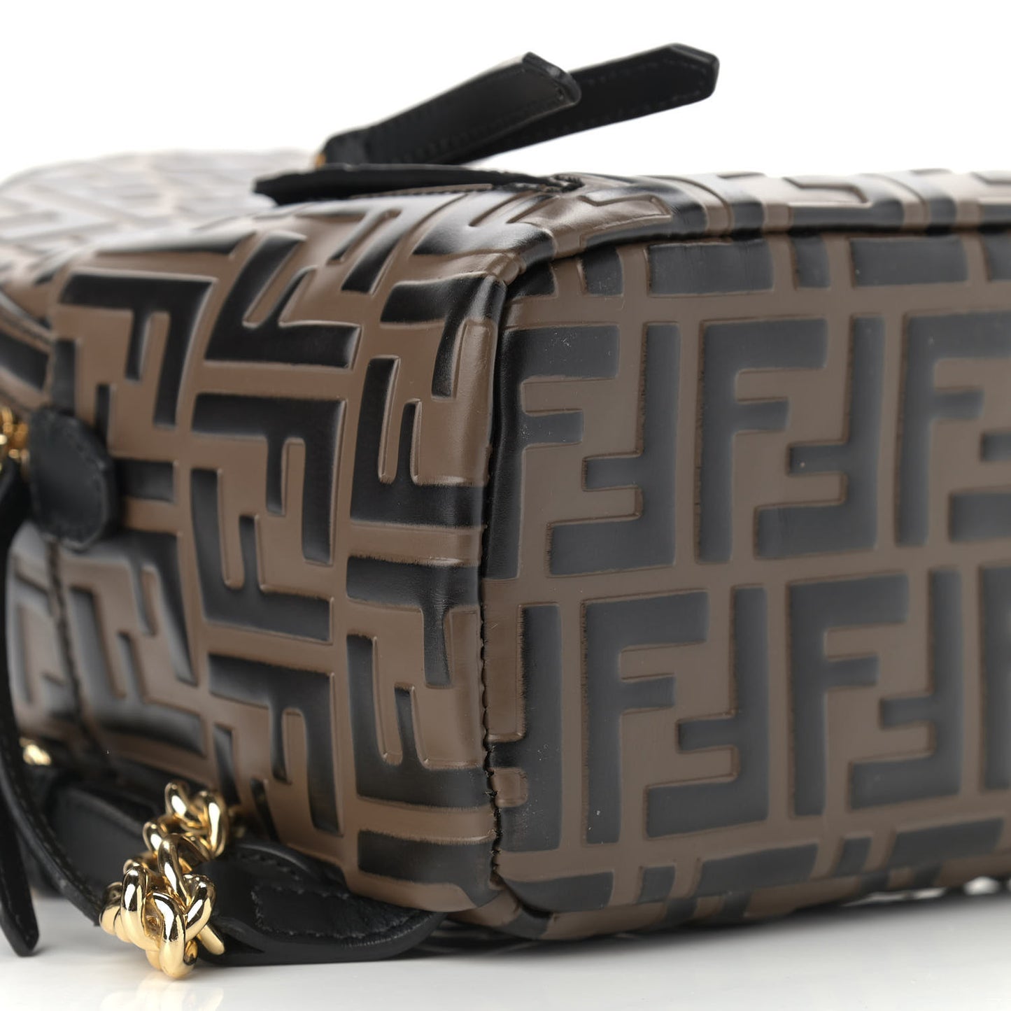 Vitello Bi-Color FF 1974 Embossed Mini Backpack Maya Black