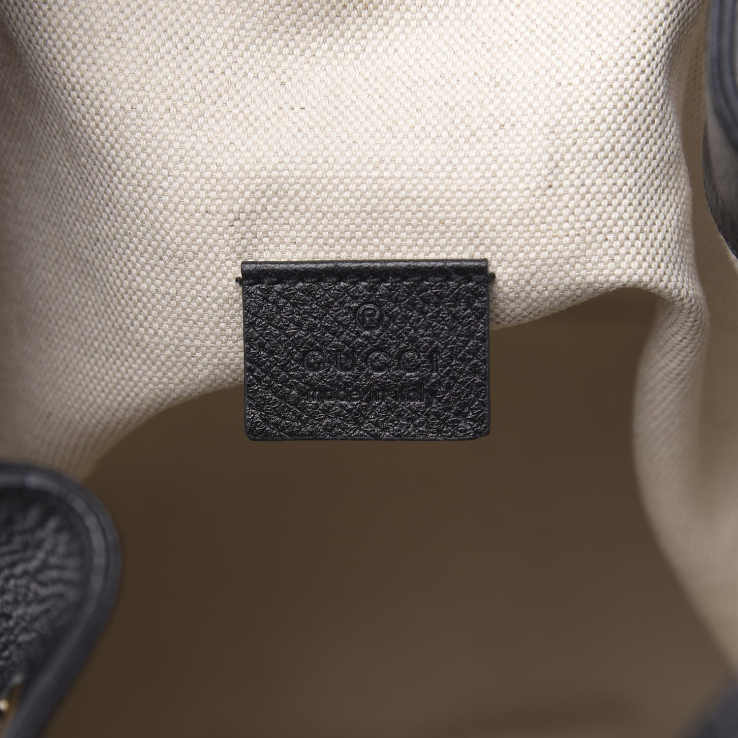 Gucci Velvet GG Monogram Web Bucket Bag Blue Beige 6 of 9