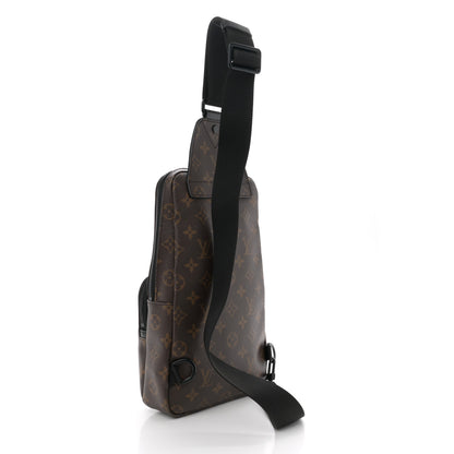 Louis Vuitton Monogram Macassar Avenue Sling Bag 2 of 9