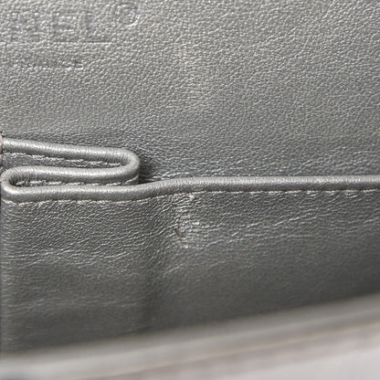 Chanel Metallic Aged Calfskin Quilted 2.55 Reissue 227 Flap Silver 9 of 22
