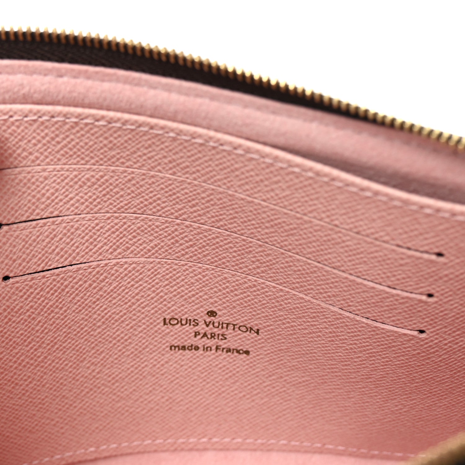 Louis Vuitton Monogram 2020 Christmas Animation Big Wheel Double Zip Pochette Rose Ballerine 5 of 9