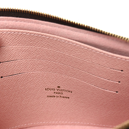 Louis Vuitton Monogram 2020 Christmas Animation Big Wheel Double Zip Pochette Rose Ballerine 5 of 9