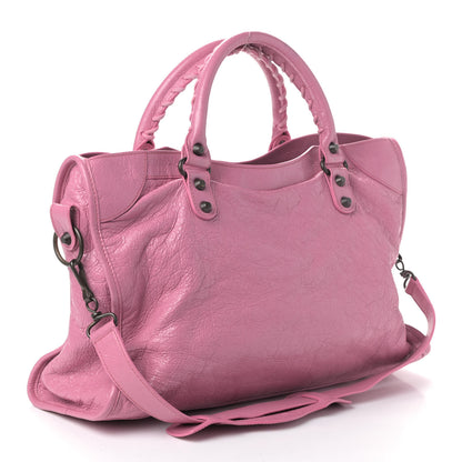 Balenciaga Agneau Classic Hardware City Rose Guimauve 2 of 4