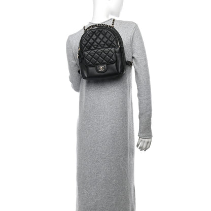 Chanel Caviar Quilted Medium Zip Around Backpack Black 2 of 10