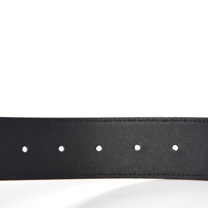 Gucci Moon Calfskin Pearl Double G 40mm Belt 85 34 Black Cream 4 of 7